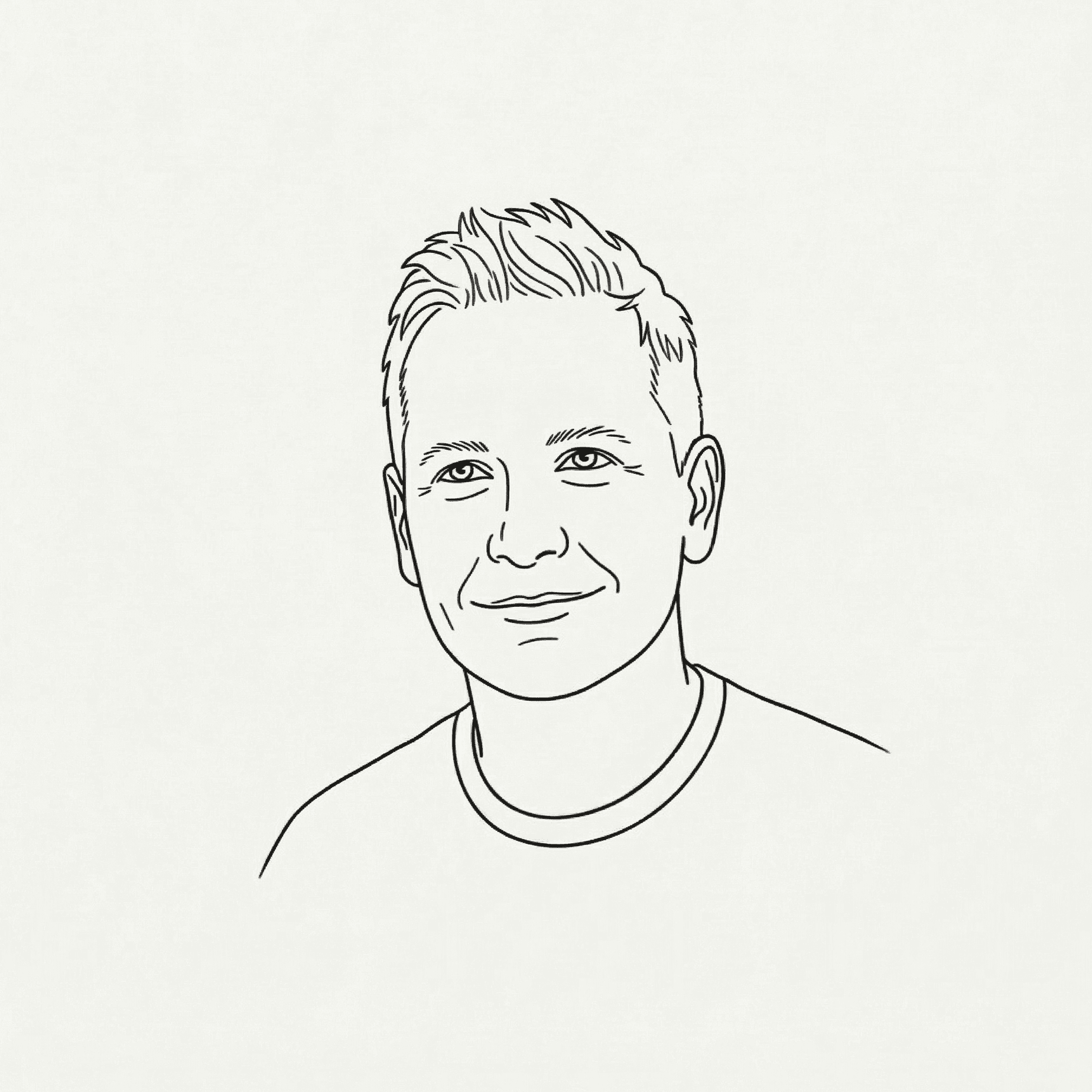 Portrait illustration of Owen Leimbach